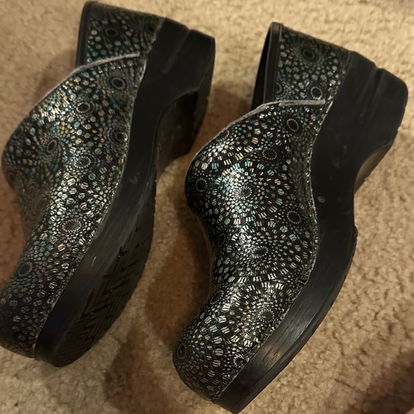 Dansko Multicolor Patterned Clogs - Picture 3 of 10